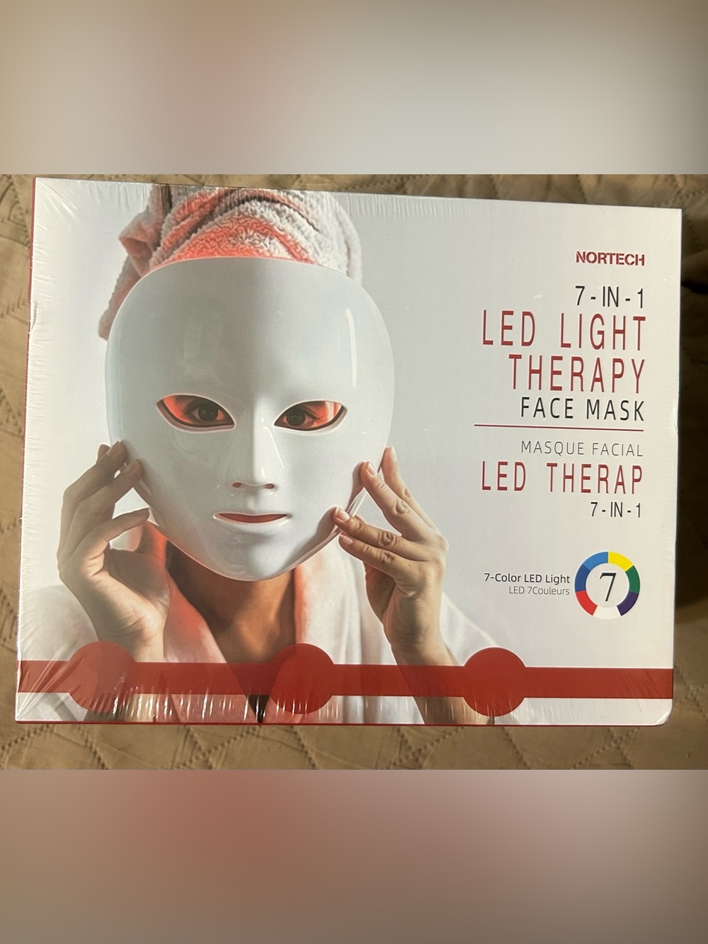 Nortech 7-in-1 LED Light Therapy Face Mask NIB